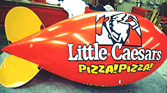 Tradeshow blimps and trade show balloons custom made in USA! Very affordable - easy to use.