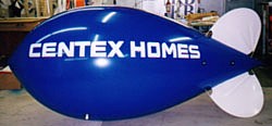Blimps make great trade show balloons! Excellent for tradeshow booth identification!